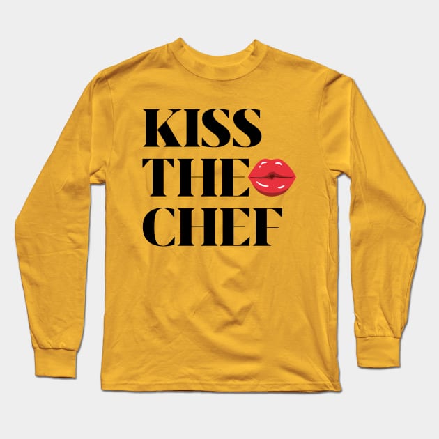 A KISS FOR FOOD Long Sleeve T-Shirt by EdsTshirts